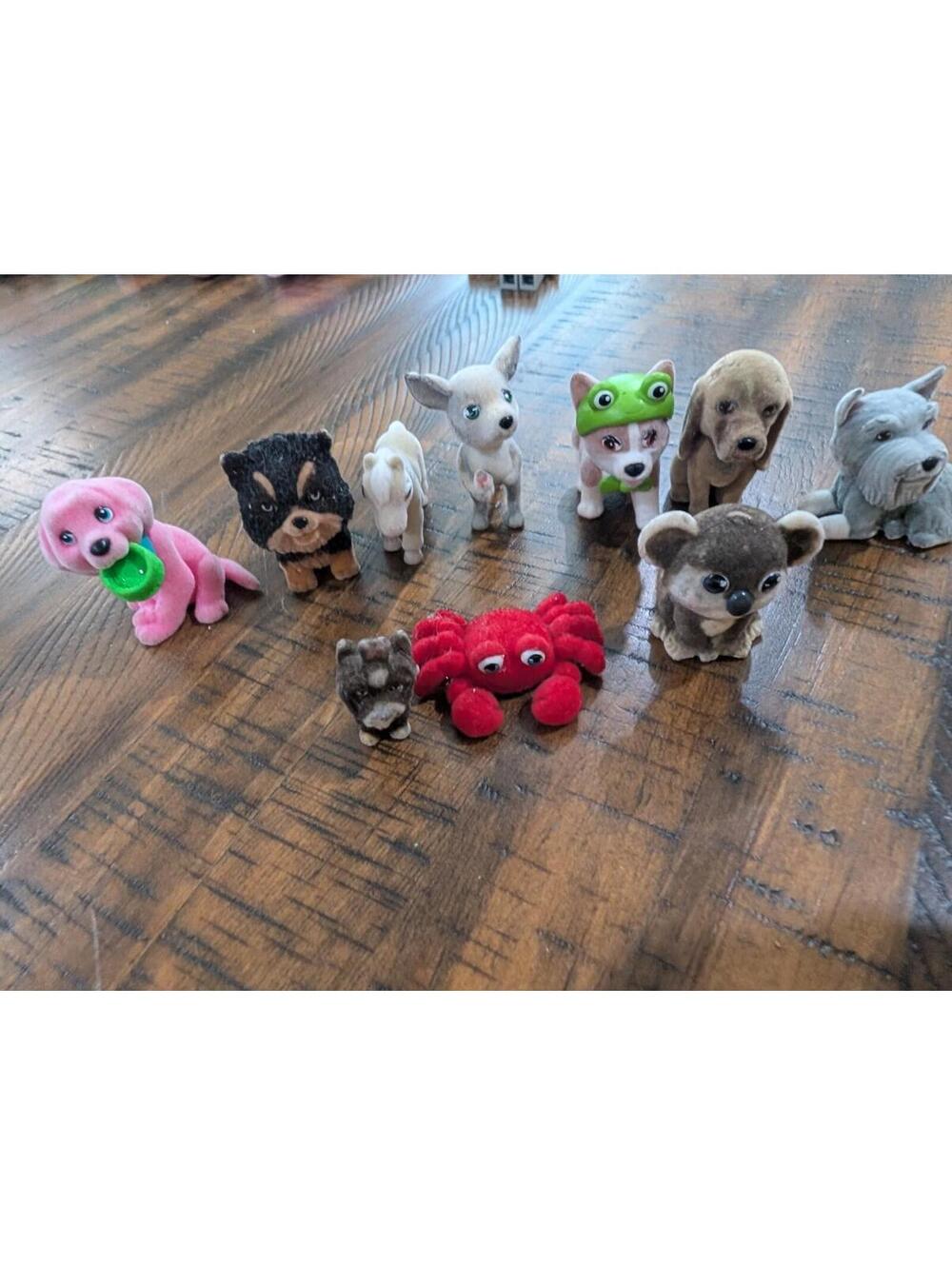 Puppy In My Pocket Flocked Animal Lot Random Flock Animals Lot
